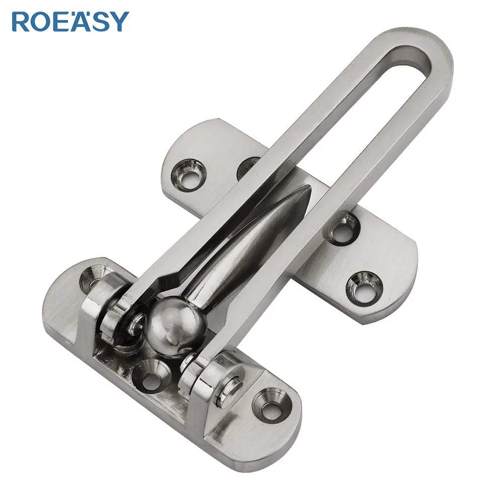 Roeasy venda quente produto porta slam prevenção guarda 4mm base três nível posição metal zinco liga porta guarda