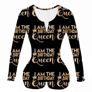 Combinaison longue « Je suis la reine de l'anniversaire » pour femme, tenue de fête d'anniversaire, cadeau d'anniversaire, pyjama pour femme - Product Image 5