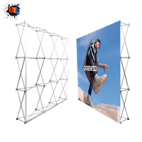Support de bannière pop-up personnalisé pliable avec impression ultra-claire 1440 dpi et service de logo pour les expositions professionnelles et les salons industriels