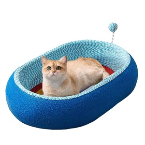 <b>Bed</b> Scratch Board All-in-one Four Seasons Universal Large Size Sisal Wear-resistant Non-shedding Oval Shape Sleeping - Product Image 2
