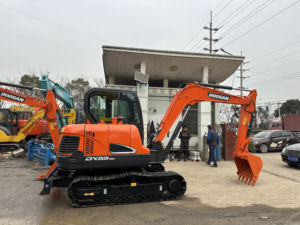 Doosan รถขุดดินขนาดเล็ก DX35 DX70 DX60 DX55มือสองขนาดเล็กพร้อมปั๊มไฮดรอลิก TOSHIBA ผลิตจากประเทศเกาหลี - Product Image 4
