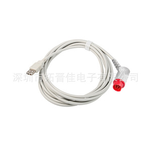 ชุดสายเคเบิลวัดความดันโลหิตแบบ TogeeKa 10 พิน สำหรับการเชื่อมต่อเซ็นเซอร์ Siemens Uta Bd Edwards - Product Image 4