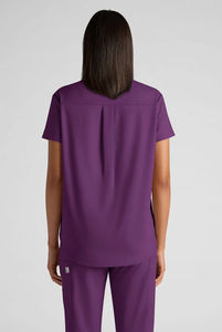 ملابس طبية نسائية مضادة للتجاعيد، مصنوعة من مواد ناعمة ومرنة، طقم سكراب لموظفي عيادات الأسنان - Product Image 3