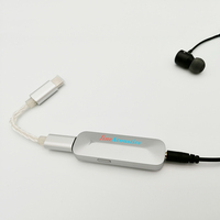 Taşınabilir DAC USB tip-c için 3.5mm Stereo ses koaksiyel 384kHz/32bit kulaklık amper kulaklık güç amplifikatörü