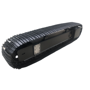 Tùy chỉnh 5 tấn bánh xích khung gầm thép theo dõi hệ thống khung gầm Chiều dài 450mm ổ đĩa thủy lực theo dõi mang khung gầm - Product Image 4