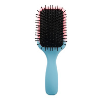 Ensemble de brosses et peignes à cheveux : Brosse plate démêlante dégradée, Brosse de massage à dents larges avec queue pour barbier, styliste, femme, séchage et coiffage – Haarbuerste