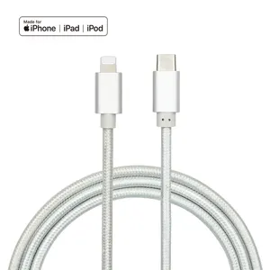 2024 MFI sạc điện thoại Cáp dữ liệu Loại C để IOS USB 8Pin Micro USB Cáp dữ liệu làm cho iphoneipadipod