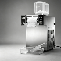 Machine à glace pilée automatique professionnelle pour usage domestique et commercial, pour la préparation de flocons de neige et de crème glacée