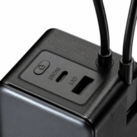 Chargeur portable 65W 20000mAh pour le camping, la randonnée, la recharger d'urgence des téléphones et tablettes