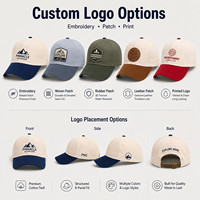Casquette de baseball 5 panneaux personnalisable avec logo, coupe structurée, visière contrastante, en coton premium et 100 % polyester, vente en gros, réglable, protection solaire