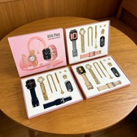 Montre connectée A58 Plus 2026, ensemble de montres 6 en 1, bracelet intelligent, montre connectée sportive A58 Plus pour femmes, A68 6 en 1