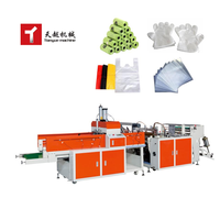 Tianyue Taiwan 130-230 fois/Min * 2 sac en plastique de manioc à grande vitesse faisant le prix de machine sac en plastique automatique faisant la machine