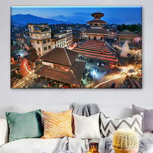 Pintura en Lienzo con <span class=keywords><strong>Paisaje</strong></span> de Nepal, Decoración de Pared, Impresión de Alta Definición de Nepal - Product Image 4