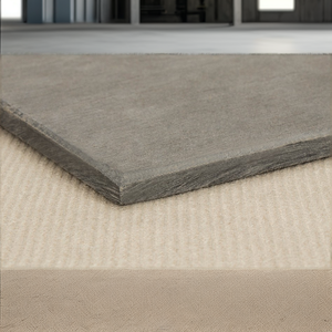 Revêtement ignifuge gris moderne 1220*2440mm pour villas, panneau en fibro-ciment haute densité imperméable, prix bas, perforé pour la construction - Product Image 5