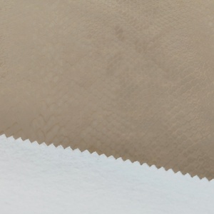 Thời trang da rắn PU <span class=keywords><strong>Python</strong></span> da lông cừu <span class=keywords><strong>2</strong></span> cách căng cho hàng may mặc tùy chỉnh - Product Image 3