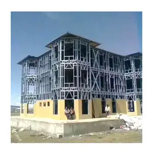 Ucuz hafif çelik prefabrik Villa çelik yapı ev lüks Villa ev prefabrik ev