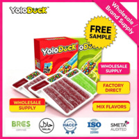 Bonbons gélifiés Yoloduck de qualité alimentaire Halal, saveur fruitée, durée de conservation de 18 mois, bonbons gélifiés fruités en gros