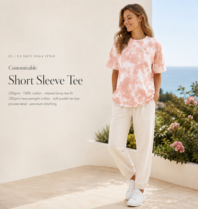 <span class=keywords><strong>เสื้อ</strong></span>ยืด HuaYi GOTS&OEKO-TEX แบบย้อมสีค<span class=keywords><strong>ล</strong></span>าวด์  ปรับแต่งได้ น้ำหนัก 220 กรัม ผ้าฝ้ายเนื้อหนา สวมใส่สบายๆ สไตล์ลำลอง ทรงโอเวอร์ไซส์ - Product Image 1