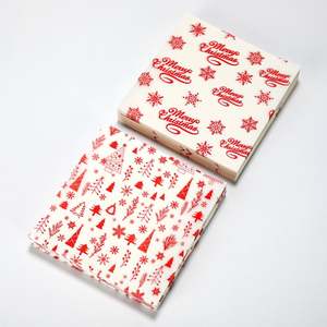 Papier d'emballage alimentaire en cire, résistant à la graisse et à l'huile, imprimé sur mesure, coloré, taille standard, pour sandwichs, hamburgers et autres aliments. - Product Image 4