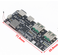 Module de circuit imprimé pour batterie externe 22,5 W à 5 ports avec charge rapide bidirectionnelle, matériau de carte mère DIY, compatible QC4+ et PD3.0