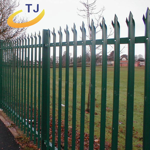 Clôture en métal <span class=keywords><strong>corten</strong></span> noir décorative anti-escalade en <span class=keywords><strong>acier</strong></span> galvanisé pour extérieur, clôture en fer forgé - Product Image 3