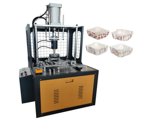 Machine semi-automatique de fabrication de plateaux à gâteaux biodégradables en PET et papier - Product Image 1