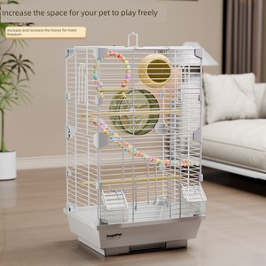 Gabbia per scoiattoli in plastica grande e facile da pulire, con motivo solido, ecologica, per sugar glider, a forma di fiore, tipo Honey Bag - Product Image 3