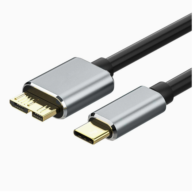 Type-C to Micro USB 3.0 Mobile Data Cable, Phone/laptop Connection Cable, USB 3.0 Fast Data Transfer Adapter.