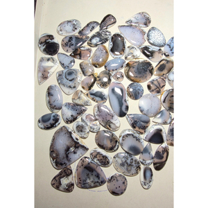 Opale dendritique de haute qualité – Cabochon poli, pierre précieuse en vrac, prix de gros - Product Image 2