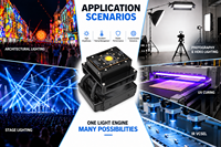 Module LED COB haute puissance 800W, flux lumineux blanc chaud, 48V, source de lumière LED refroidie par liquide