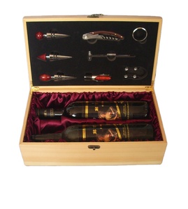 Coffret cadeau en bois de luxe avec <span class=keywords><strong>ouvre</strong></span>-bouteille en métal - Product Image 6