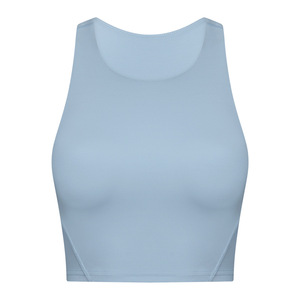 Chaleco de verano para hombre de fabricante personalizado 100% algodón transpirable sin mangas camisetas sin mangas cuello musculoso suelto Fitness - Product Image 1