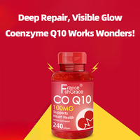 Fabricante de Suplementos de CoQ10 de Marca Privada, 100 mg, Apoya la Salud del Corazón para Adultos, 240 Cápsulas Blandas de Liberación Rápida, Cápsulas Blandas de CoQ10