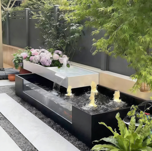 น้ำพุเหล็กชุบสังกะสีสำหรับตกแต่งสวนและภูมิทัศน์ - Product Image 1