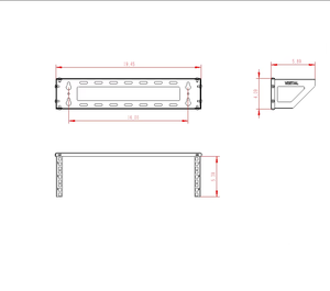 Mingway WM03 <span class=keywords><strong>Rack</strong></span> Server Verticale da Parete 3U, Telaio Aperto Saldata 19 Pollici in Acciaio Freddo 2.0mm Verniciato a Polvere, Capacità 150 Libbre - Product Image 6
