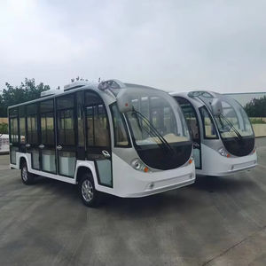 Autobús Turístico Eléctrico para Parques de Atracciones con Puerta, Precio Más Bajo de Fábrica - Product Image 1