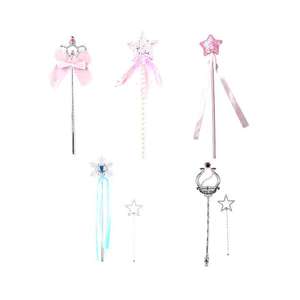 Baguette magique en plastique en forme d'étoile, accessoire de fête fantaisiste pour les fêtes d'anniversaire des enfants, utilisation en intérieur - Product Image 4