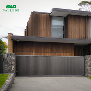 Clôture et <span class=keywords><strong>portail</strong></span> de sécurité pour le jardin <span class=keywords><strong>en</strong></span> <span class=keywords><strong>fer</strong></span> <span class=keywords><strong>forgé</strong></span>, aluminium, bois, couleur métal, latte - Product Image 6