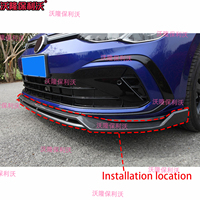 Protecteur de pare-chocs avant double couche pour VW Golf 8 GTI R-Line 2020-2024, kit carrosserie compact
