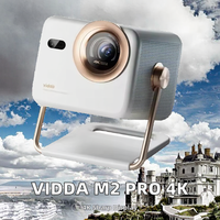 Projecteur laser DLP 4K M2 Pro 1200 lumens CVIA, triple couleur, compact, portable, 3D, home cinéma, Android 11 intégré, UST