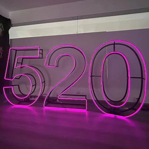 ตัวอักษรไฟนีออน RGB สำหรับงานปาร์ตี้ งานแต่งงาน บ้าน รถยนต์ ห้างสรรพสินค้า โฆษณา ติดตั้งง่าย ตกแต่งด้วยคำว่าแคปชัน ขนาด 3 ฟุต 4 ฟุต - Product Image 1