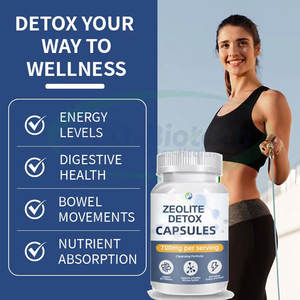 Ausreson OEM Prodotti Dimagranti Capsule di Zeolite Integratore Alimentare Naturale per la Salute del Fegato e dell'Intestino Capsule Detox di Clinoptilolite Zeolite - Product Image 3