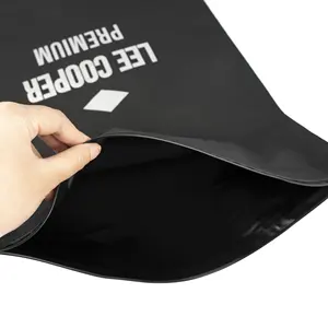 블랙 지퍼 파우치 맞춤형 인쇄 블랙 젖빛 지퍼 백 매트 블랙 젖빛 지퍼락 재밀봉 플라스틱 포장 백