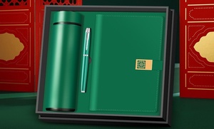 Set de Regalo Corporativo Premium: Elegante Paraguas y Vaso Térmico, Recuerdos Empresariales Prácticos para Empleados en Eventos de Inauguración - Product Image 4