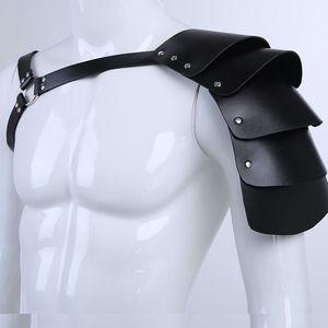 Neu eingetroffen: Herren High-Rise Sexy Harness-Gürtel, verstellbarer Brustkäfig aus Leder, Schwarz, Nachtclub, modische High-Rise-Unterwäsche - Product Image 2
