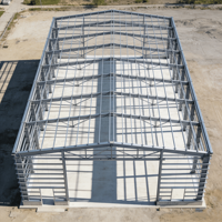 Bâtiment préfabriqué à grande portée en structure métallique lourde préfabriquée haute résistance, grades Q235B/Q355B, pour atelier en acier