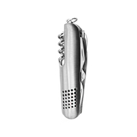 Couteau multifonction de poche 11 en 1 pour le camping en plein air, option OEM, lame de scie, lime à ongles, ouvre-bouteille pour la survie en randonnée