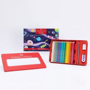 Ensemble de crayons de couleur à base d'huile <span class=keywords><strong>Faber</strong></span>-<span class=keywords><strong>castell</strong></span> 24 couleurs, crayons d'art aux tons bonbons pour le <span class=keywords><strong>dessin</strong></span> et le croquis - Product Image 5