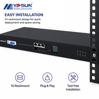 PDU intelligent OEM 1U pour montage en rack avec surveillance à distance et gestion de l'énergie par mesure de précision pour EV, IT et centres de données