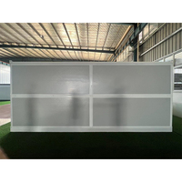 Conteneur pliable prêt à être expédié, maison préfabriquée mobile, mini-maisons fabriquées en acier pour application en bâtiment de bureaux